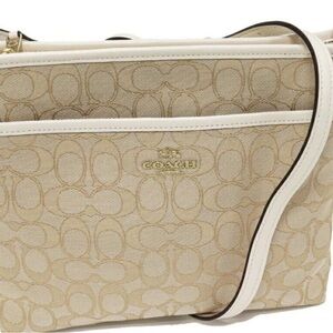 Coach Tan Signature Crossbody Bag